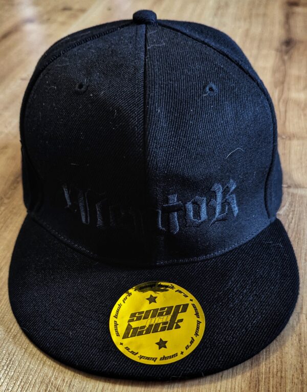 Snapback cap - black logo